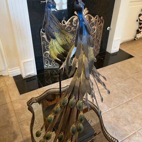 DESIGNER PEACOCK Metal Decor! - Picture 5 of 17